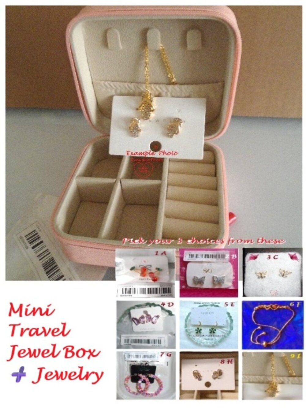 Mini Travel Jewel Box ➕ Jewelry
